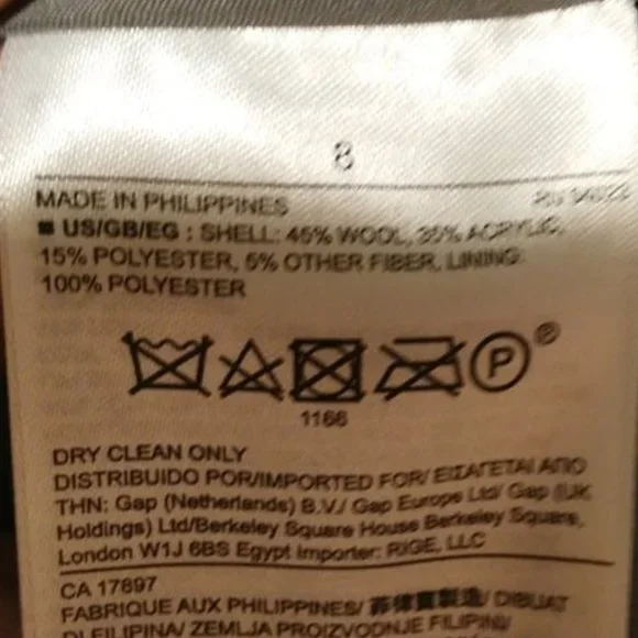 BANANA Republic Gray Checkered Classic Fit & Flare Dress 8 - Picture 6 of 6